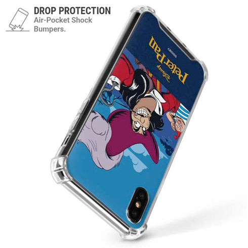 Disney Peter Pan Captain Hook and Smee iPhone XS Max Clear Case